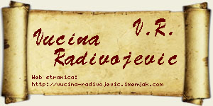 Vucina Radivojević vizit kartica